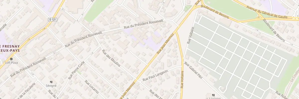 Plan du 65 Rue Jean Mermoz à Sartrouville