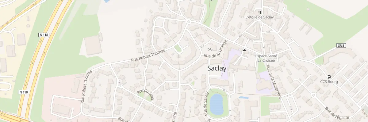 Plan du 13 Rue du Colombier à Saclay