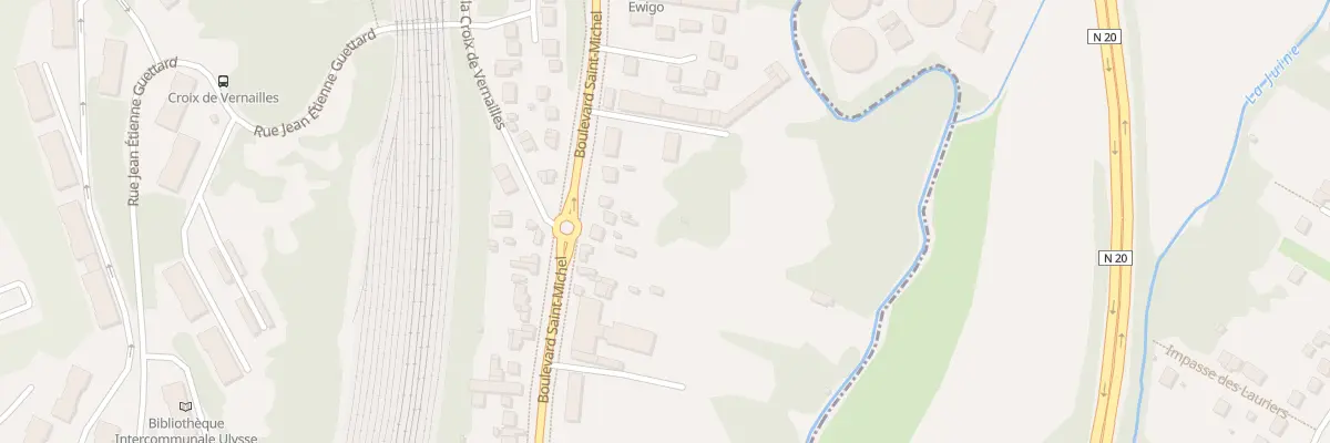 Plan du 76 Bd Saint-Michel à Étampes