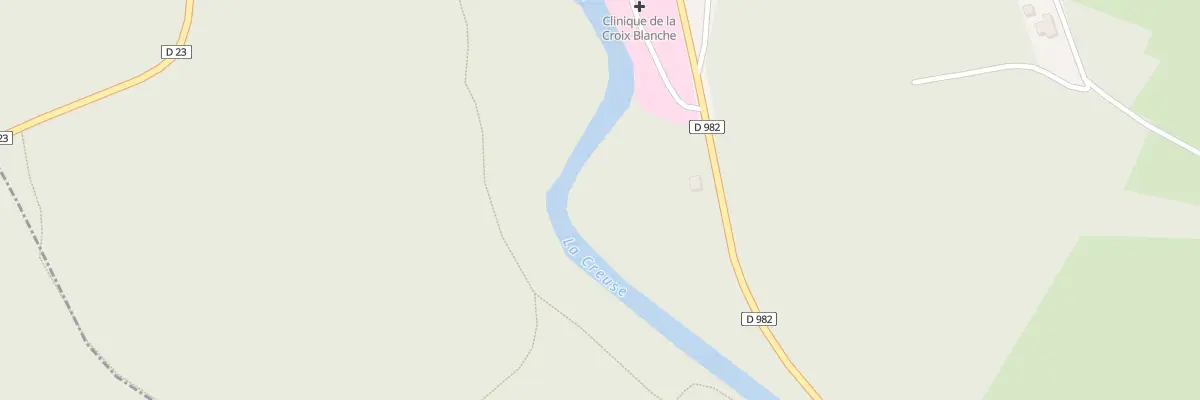 Plan du 1 Cote Ribiere à Moutier-Rozeille