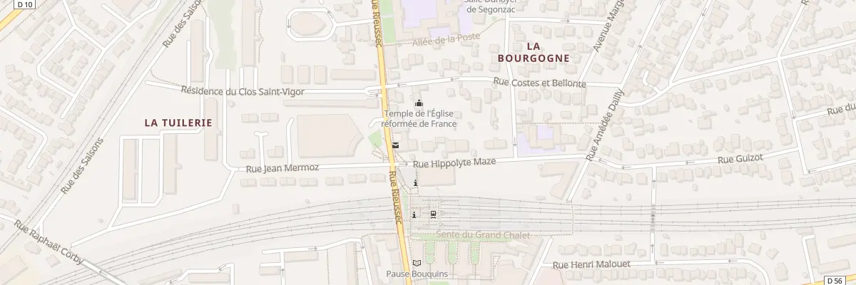Plan du 16 Rue Hippolyte Maze à Viroflay
