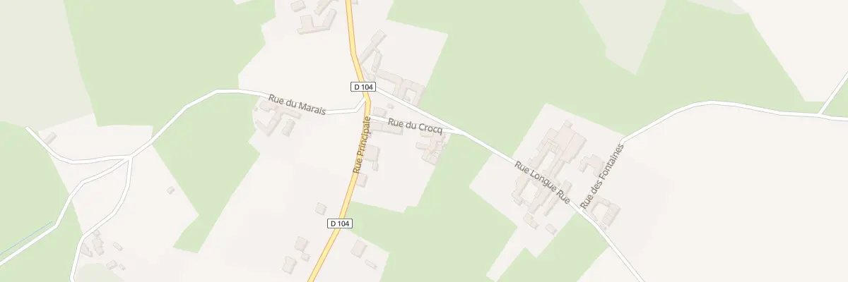 Plan du 42 Rue du Crocq à Vincly