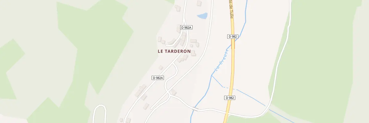 Plan du 16 Le Tarderon à Croze