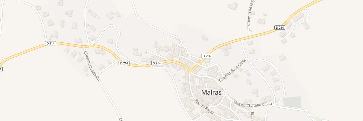 Plan du 8 Rue du Barry à Malras
