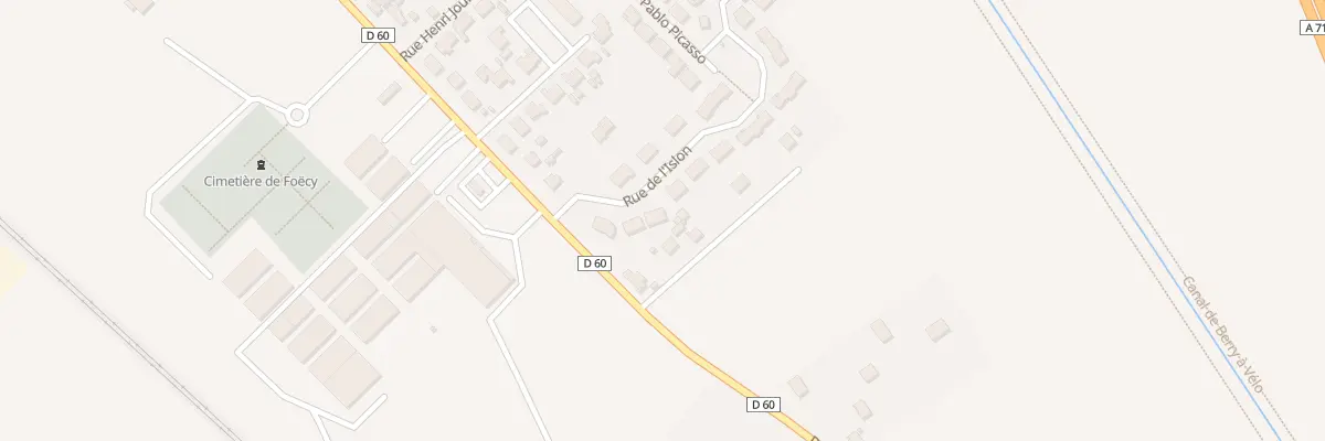 Plan du 21 Rue de l’Islon à Foëcy