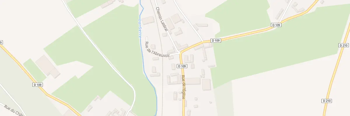 Plan du 6 Rue de l’Abreuvoir à Monsures