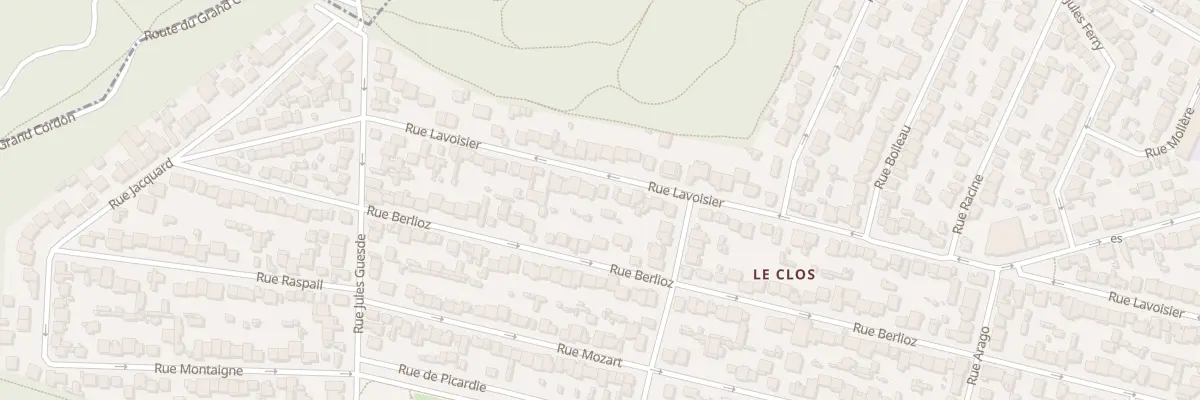 Plan du 83 Rue Lavoisier à Vélizy-Villacoublay