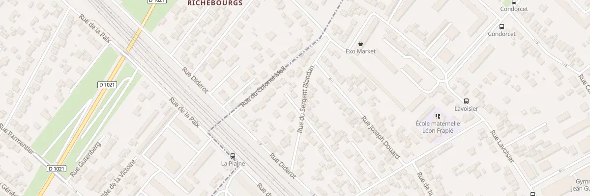 Plan du 17 Rue du Sergent Blandan à Houilles