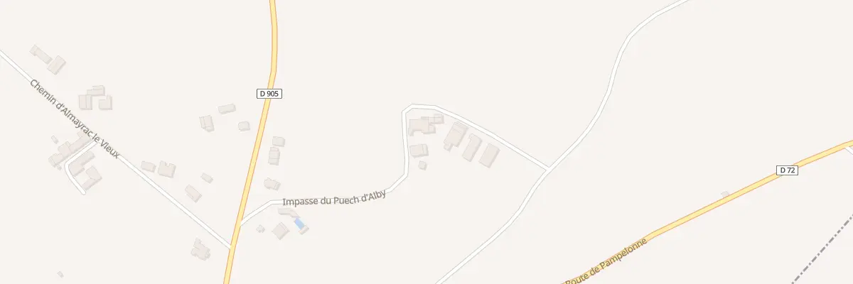 Plan du 5025 Puech d’Alby à Almayrac