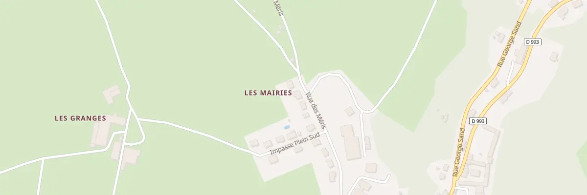 Plan du 61 Rue des Méris à Aubusson