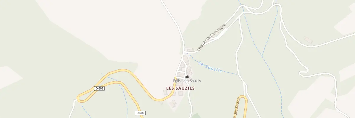 Plan du 9999 Sauzils à Val-du-Faby