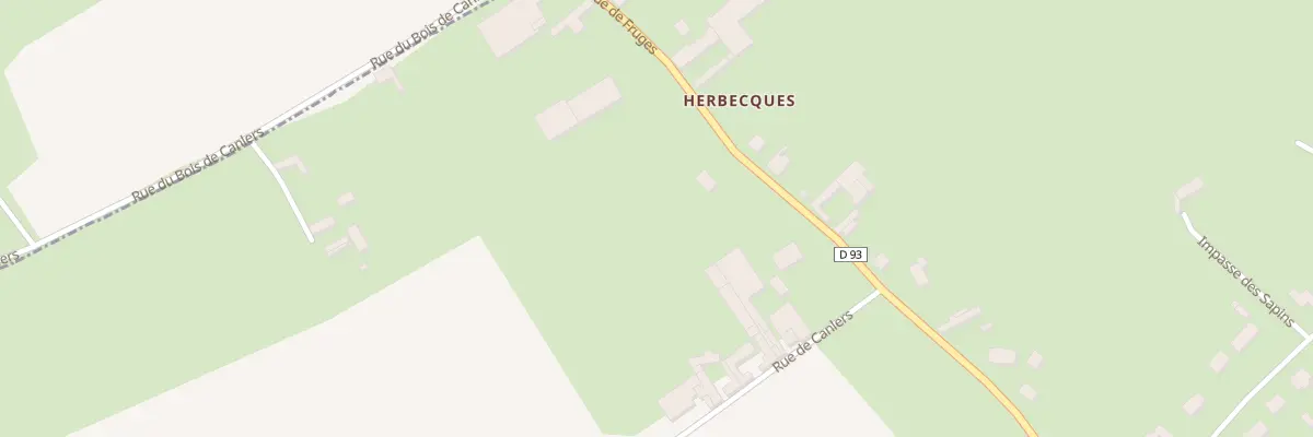 Plan du 85 Rue de Fruges à Verchin