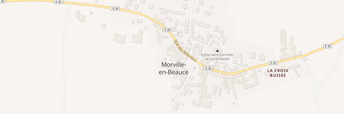 Plan du 3 Rue des Robiniers à Morville-en-Beauce