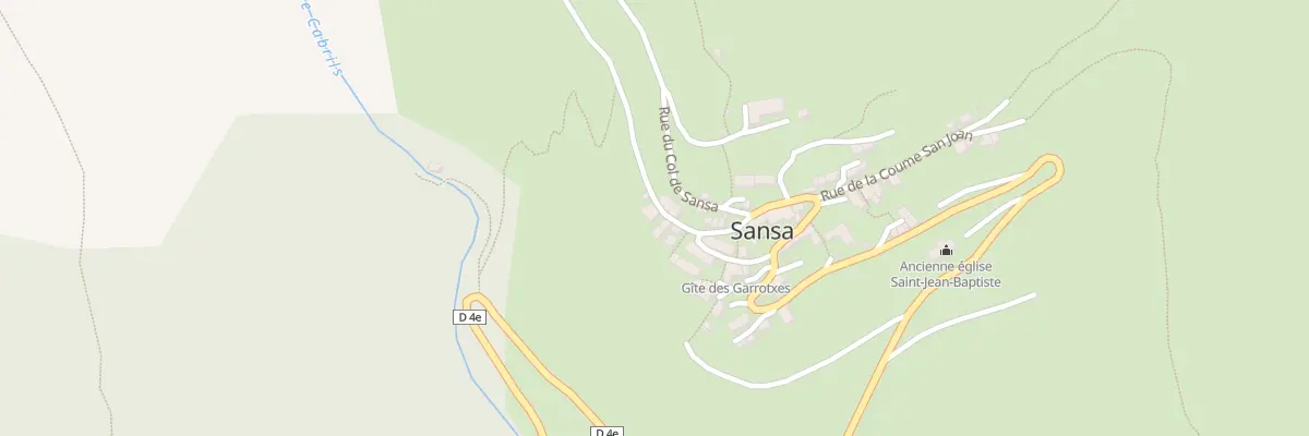 Plan du 12B Le Village à Sansa