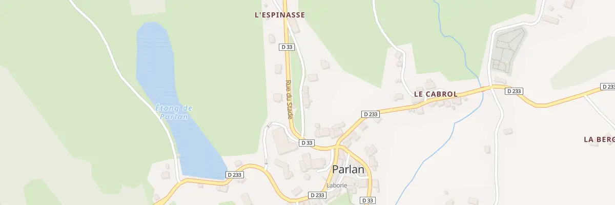 Plan du 2 Pl du Foirail à Parlan