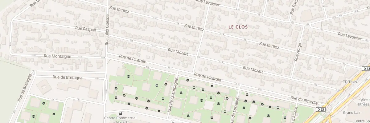 Plan du 75B Rue Mozart à Vélizy-Villacoublay