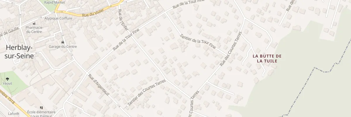 Plan du 11B Rue Henri Dunant à Herblay-sur-Seine