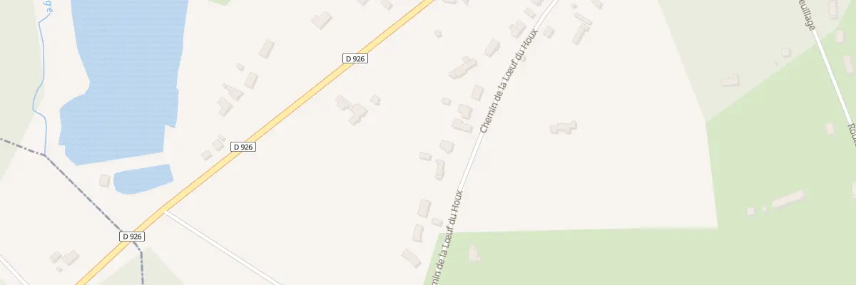 Plan du 18 Che de la Loeuf du Houx à Vouzeron