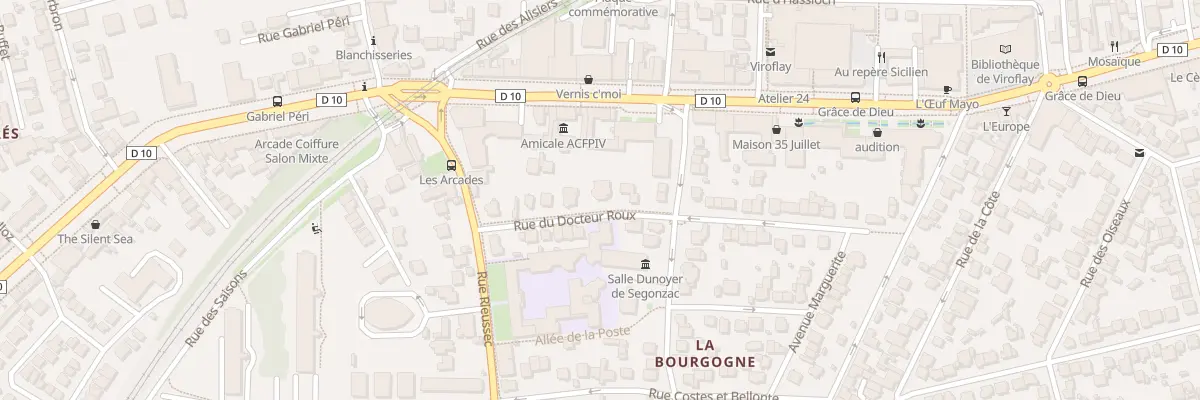 Plan du 34 Rue du Docteur Roux à Viroflay