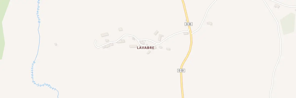 Plan du 27 Lavabre à Parlan