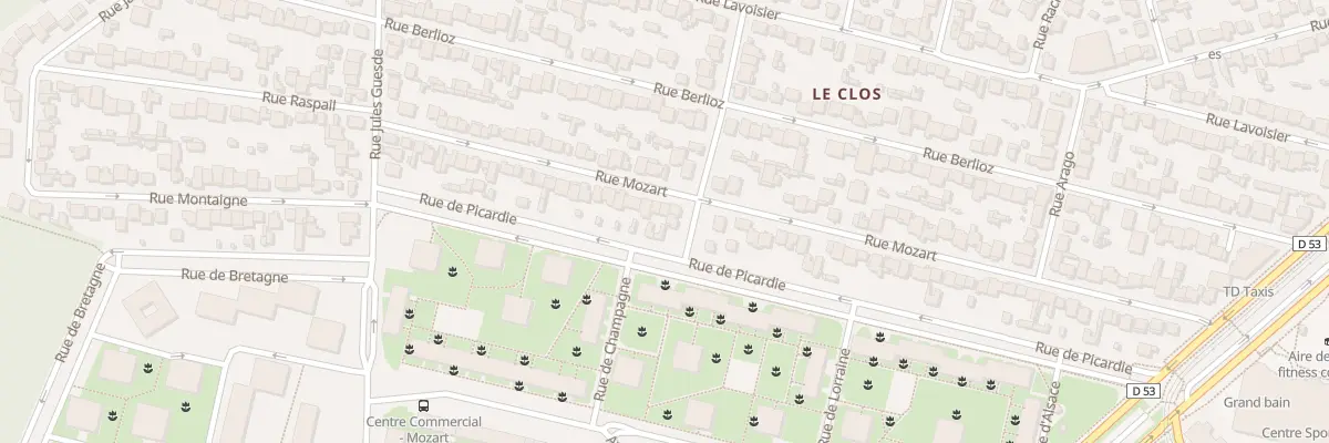 Plan du 75 Rue Mozart à Vélizy-Villacoublay