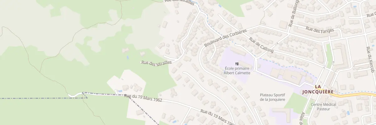 Plan du 27 Rue des Mirailles à Quillan