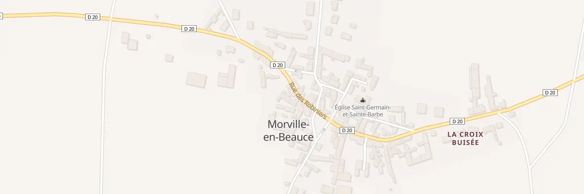 Plan du 7 Rue des Robiniers à Morville-en-Beauce