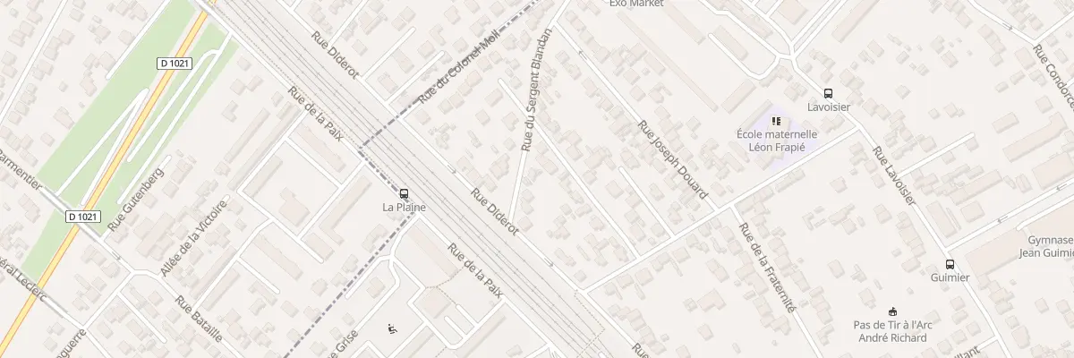 Plan du 12 Rue du Sergent Blandan à Houilles