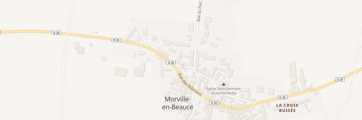 Plan du 6 Rue des Robiniers à Morville-en-Beauce