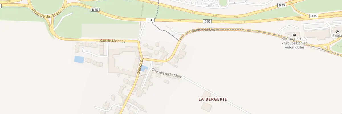 Plan du 1 Gr Grande Rue à Saint-Jean-de-Beauregard