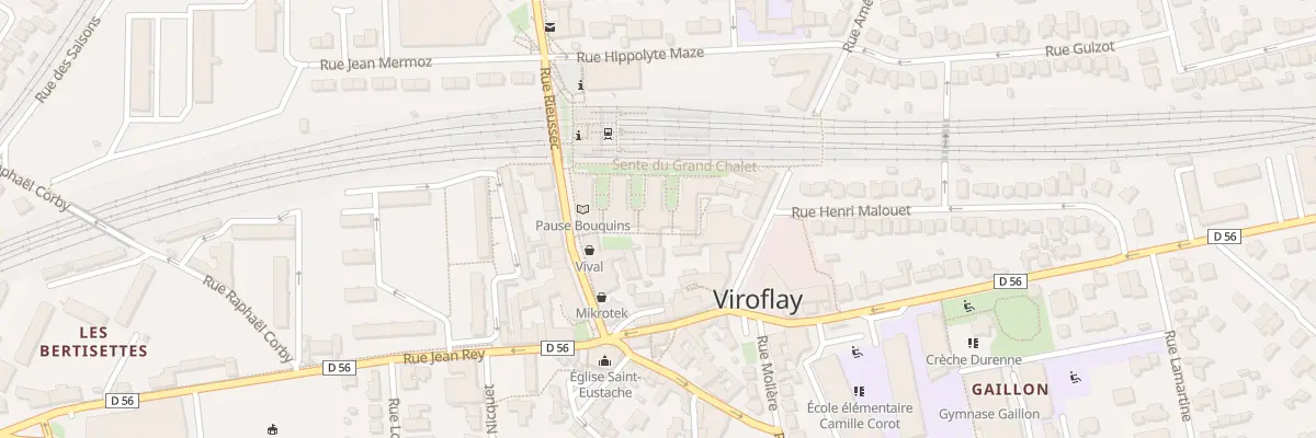 Plan du 27 Rue Rieussec à Viroflay