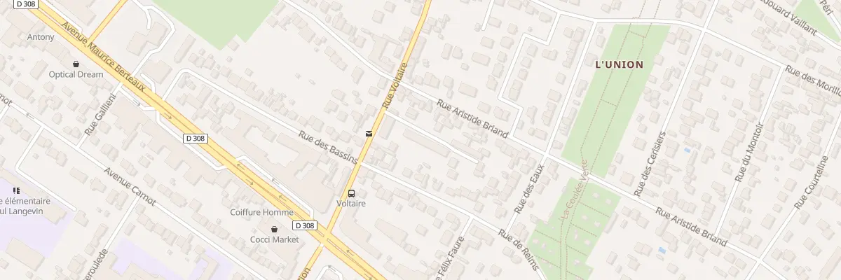 Plan du 28 Rue Voltaire à Sartrouville