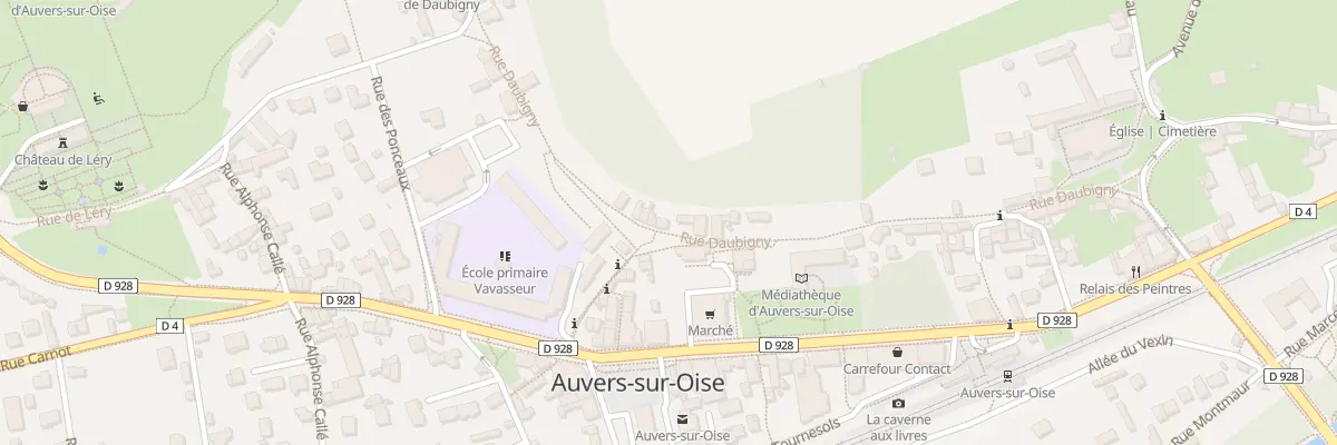 Plan du 26 Rue Daubigny à Auvers-sur-Oise