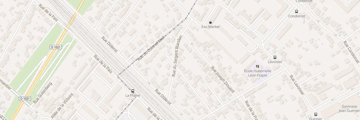 Plan du 18 Rue du Sergent Blandan à Houilles