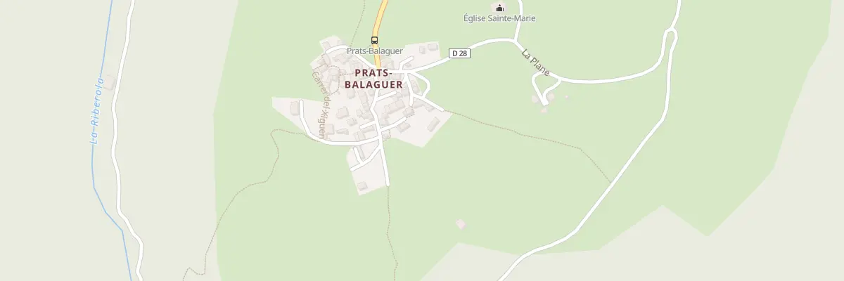 Plan du 180 La Plane à Fontpédrouse