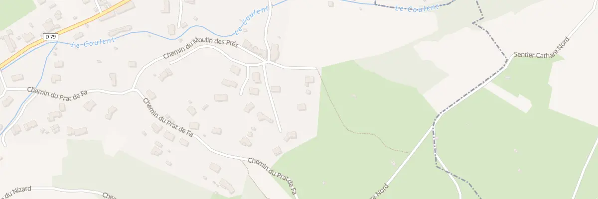 Plan du 72A Le Prat de Fa à Ginoles