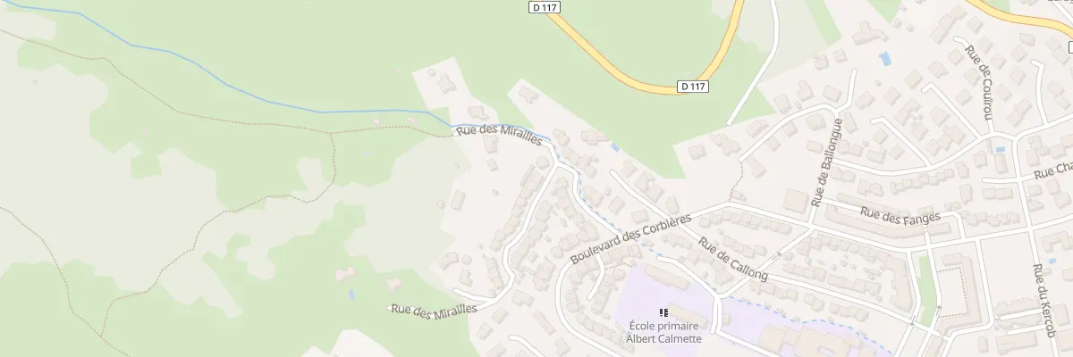 Plan du 18 Rue des Mirailles à Quillan