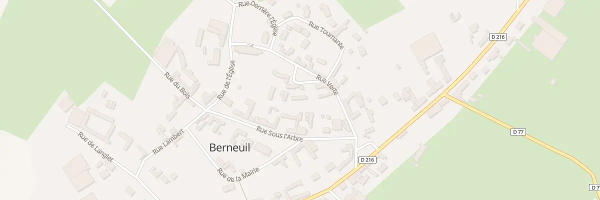 Plan du 11 Rue Verte à Berneuil