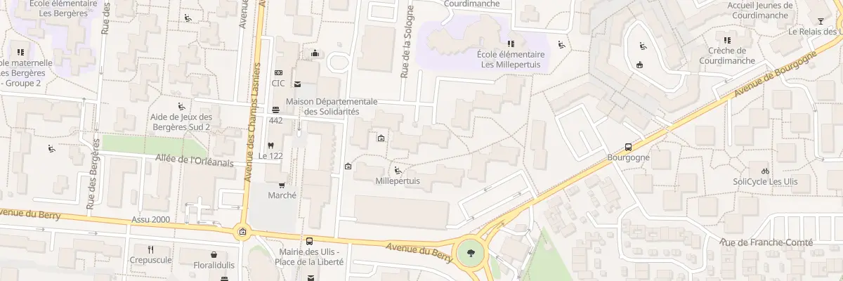 Plan du 9001 Res les Millepertuis aux Ulis