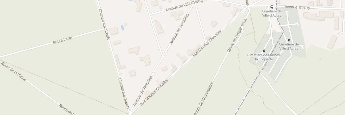 Plan du 4B Rue Maurice Chevalier à Marnes-la-Coquette