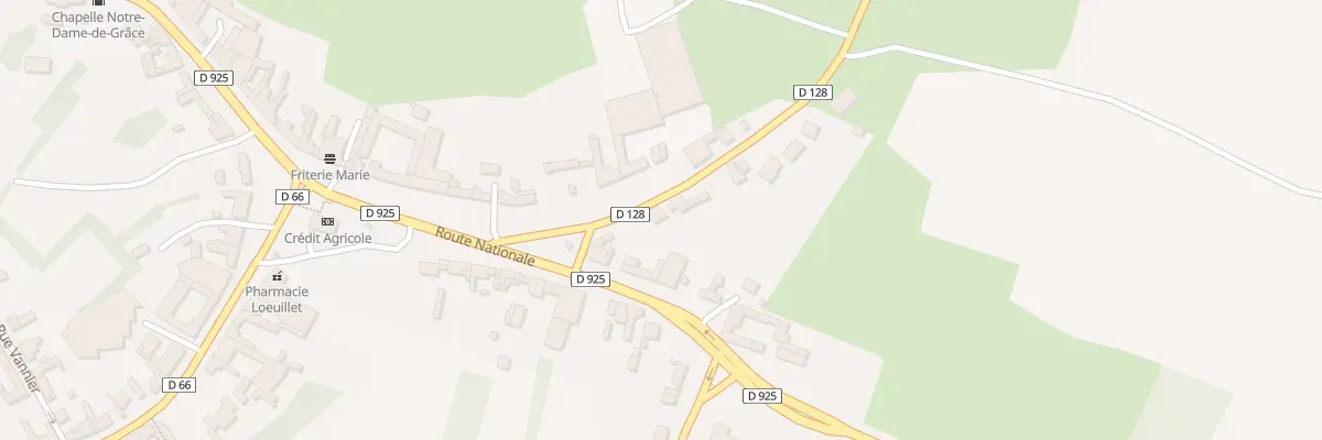 Plan du 4 Rue du Meillard à Bernaville
