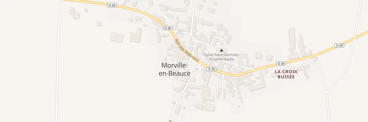Plan du 2 Rue de la Muette à Morville-en-Beauce
