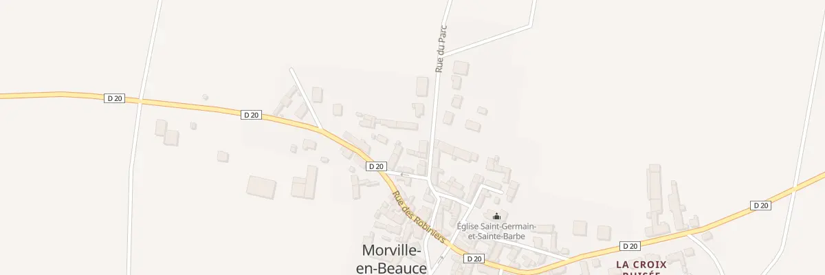 Plan du 8 Rue des Robiniers à Morville-en-Beauce