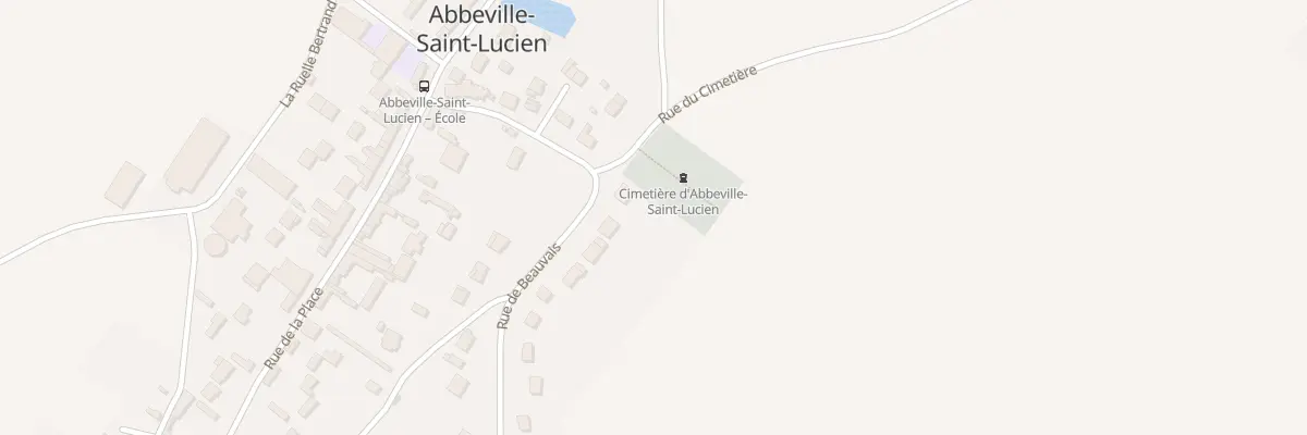 Plan du 9 Rue de Beauvais à Abbeville-Saint-Lucien