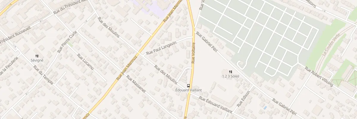 Plan du 85 Rue Voltaire à Sartrouville