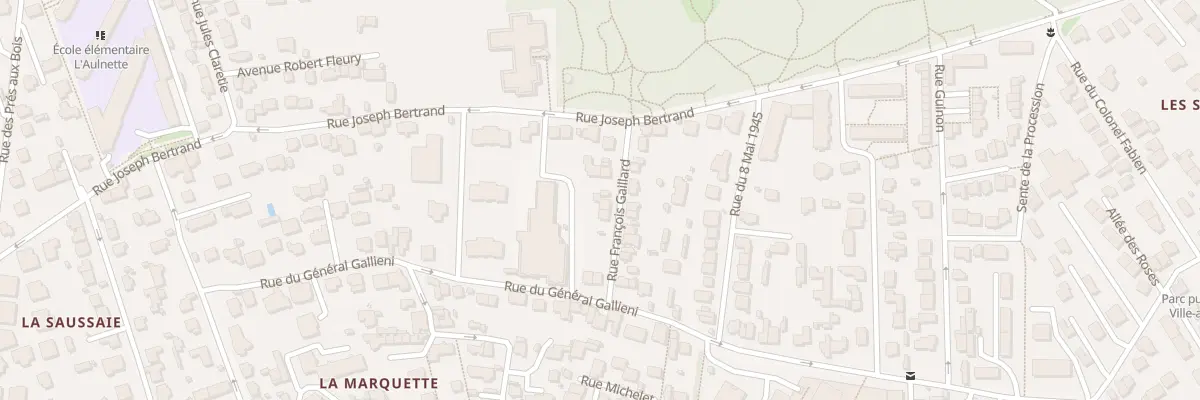 Plan du 5 Rue François Gaillard à Viroflay