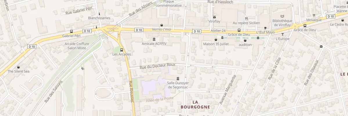 Plan du 30 Rue du Docteur Roux à Viroflay