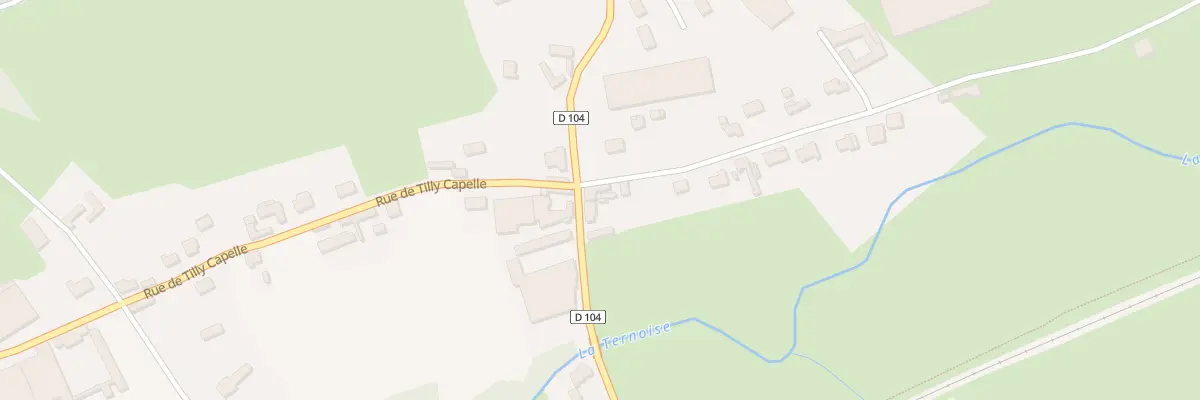 Plan du 8 Rte de Fruges à Blangy-sur-Ternoise