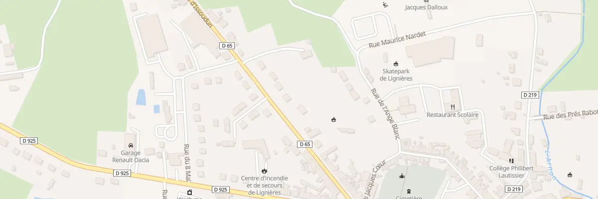 Plan du 28 Rte d’Issoudun à Lignières