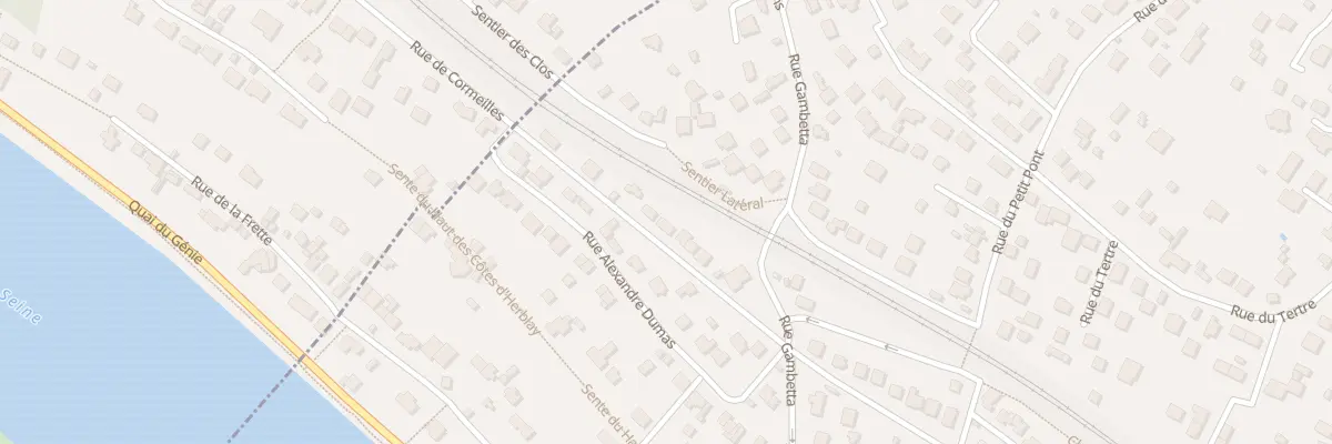 Plan du 3B Rue de la Ville de Paris à La Frette-sur-Seine